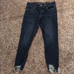 AMERICAN EAGLE hi-rise jegging crop